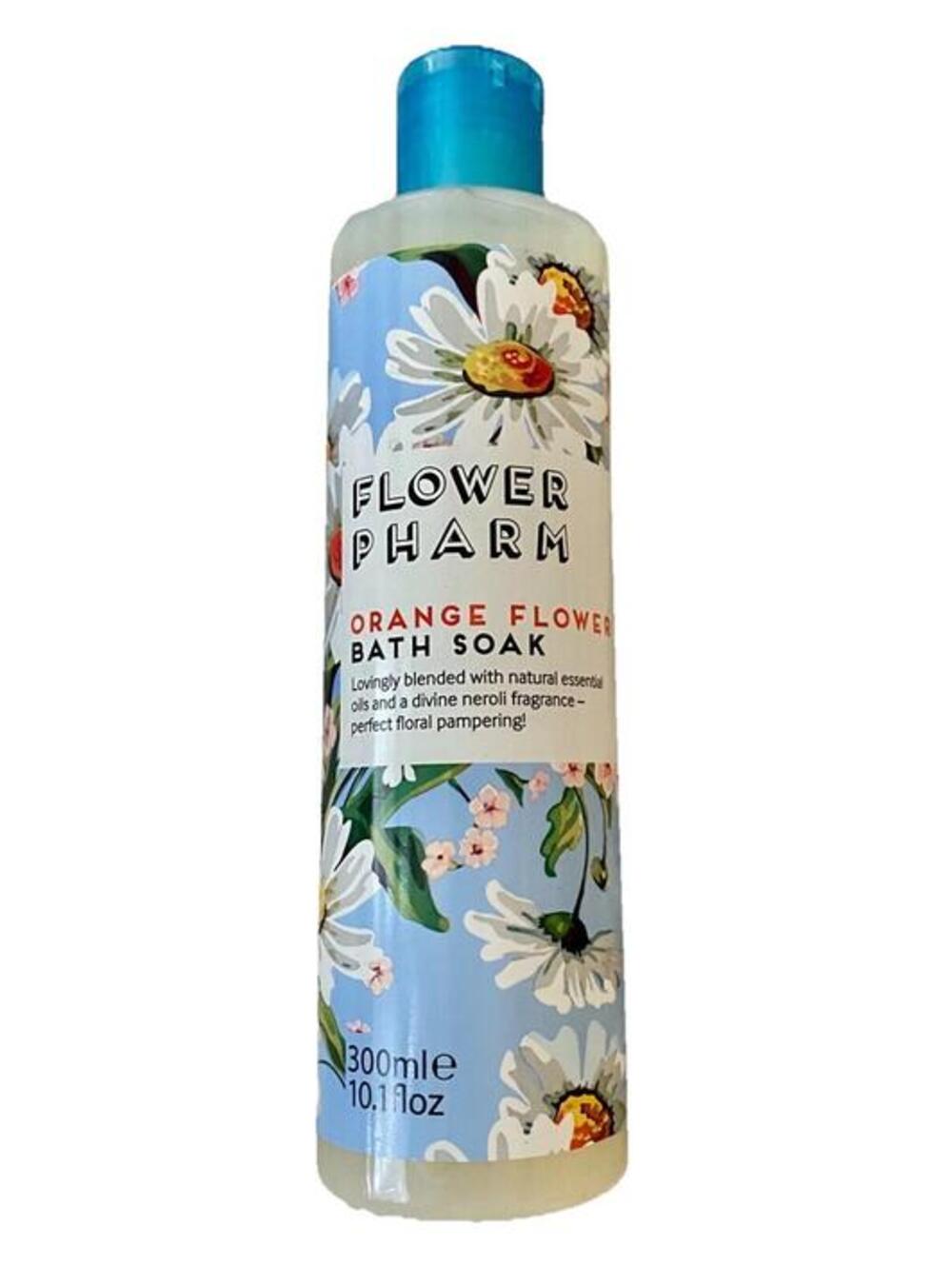NEW Flower Pharm Orange Flower Bath Soak Natural Essential Oils 10.1 oz (UK)
